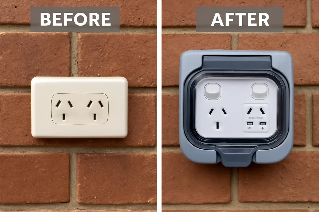 Power Point Installation Cost in Albany | Before & After Power Point Upgrade