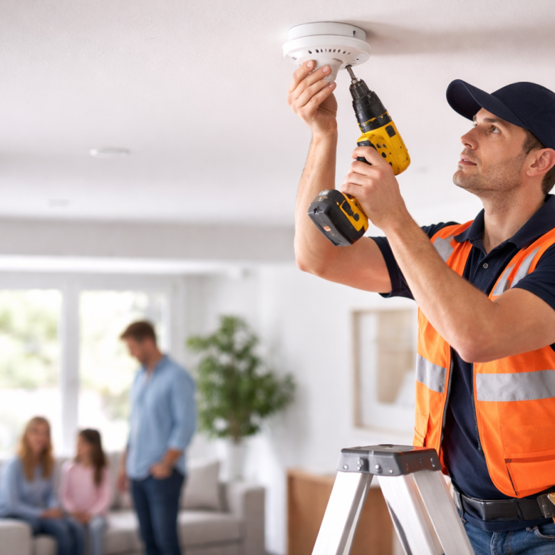 smoke detector installation
